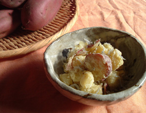 さつまいもとじゃこのサラダ