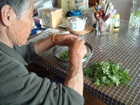 山椒の実　下ごしらえ