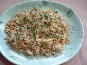 梅風味しらすチャーハン